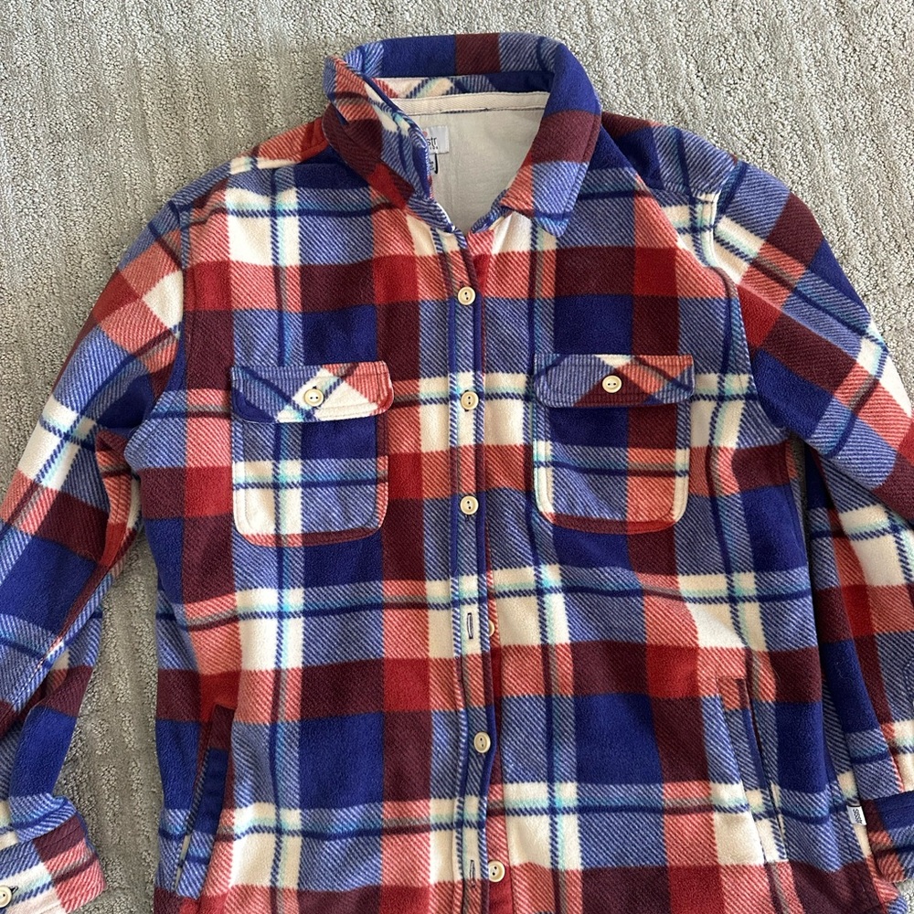 Plaid Button-Up Thick Flannel